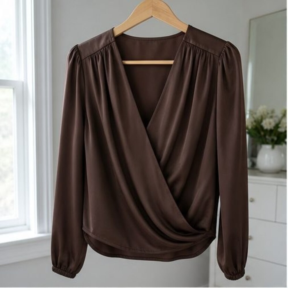 Cream Peplum Top